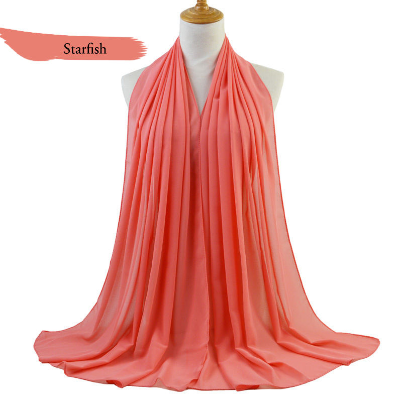 Shades of Barbie in Chiffon Scarfs