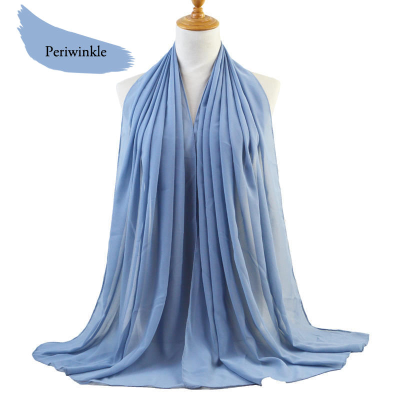 Aquamarine Shades in Chiffon Scarfs