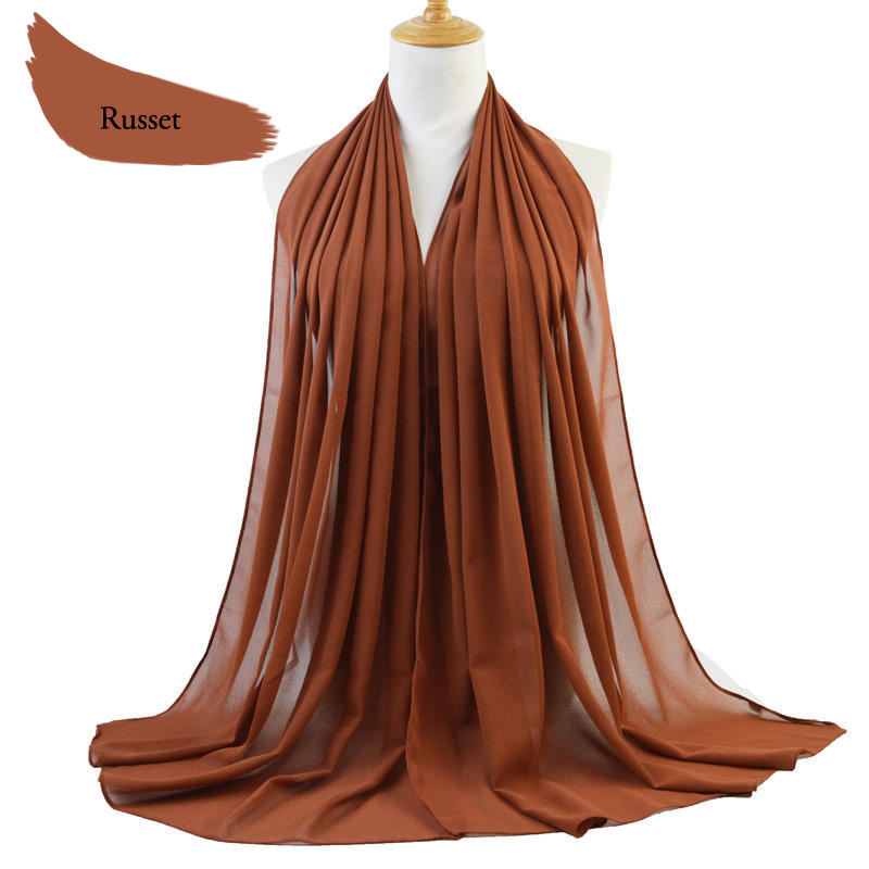 Nude Shades in Chiffon Scarfs