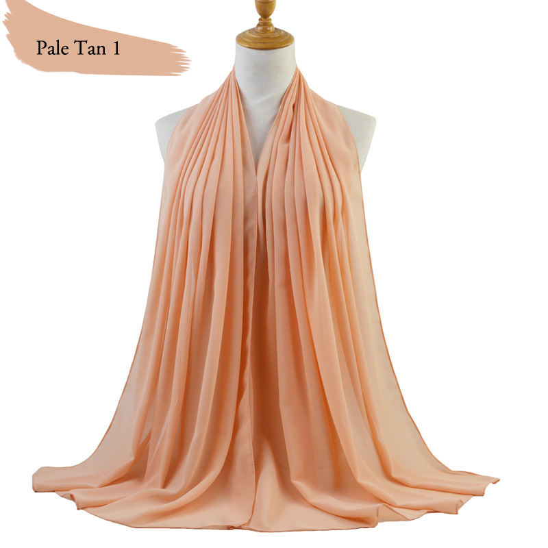 Nude Shades in Chiffon Scarfs