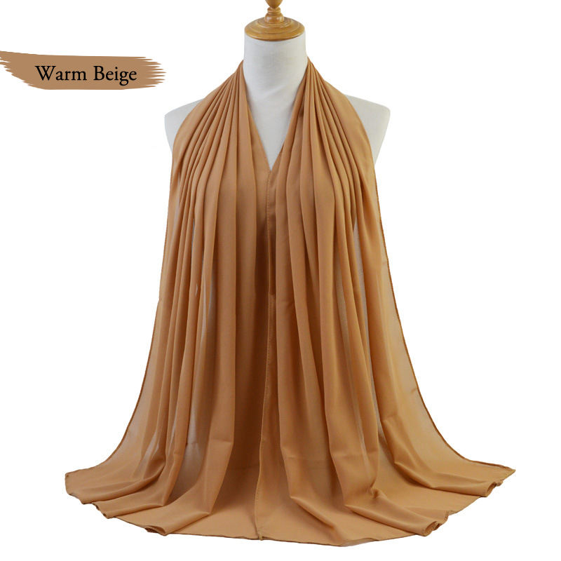 Nude Shades in Chiffon Scarfs