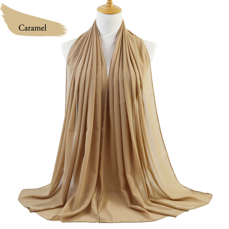 Nude Shades in Chiffon Scarfs