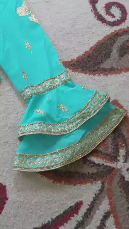 Girls Partywear Weddingwear Sharara